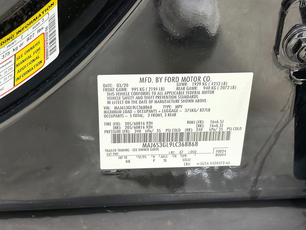 Used 2020 Ford EcoSport SE AWD/4WD image 36