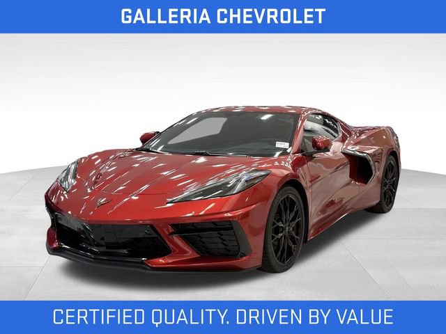 Certified 2023 Chevrolet Corvette Stingray Preferred Cpe w/ Engine Appearance Package RWD image 2