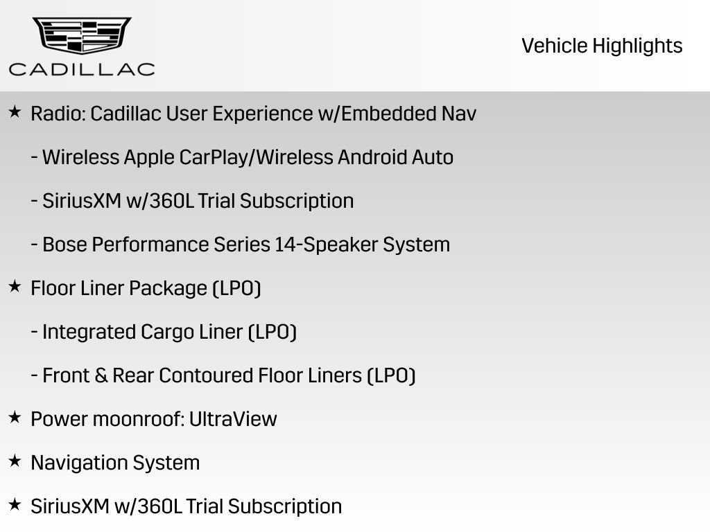 New 2025 Cadillac XT5 Premium Luxury w/ LPO, Floor Liner Package image 19