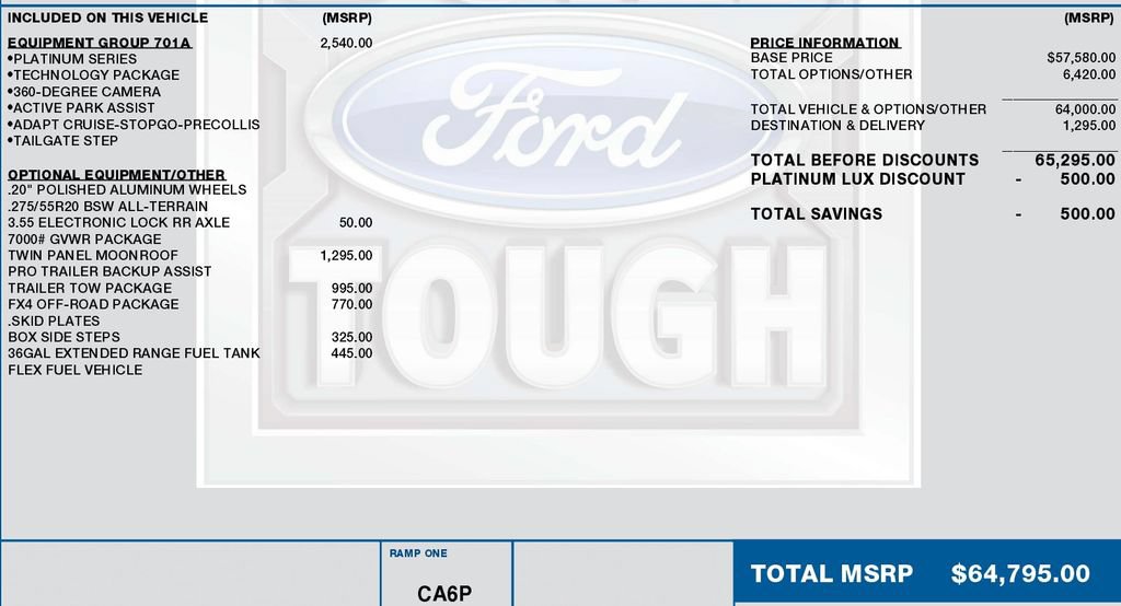 Used 2018 Ford F150 Platinum w/ Equipment Group 701A Luxury AWD/4WD image 18