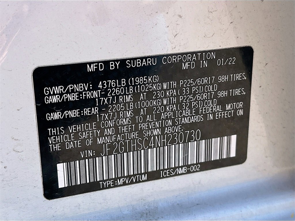 Used 2022 Subaru Crosstrek 2.5i Sport w/ Moonroof Package image 31