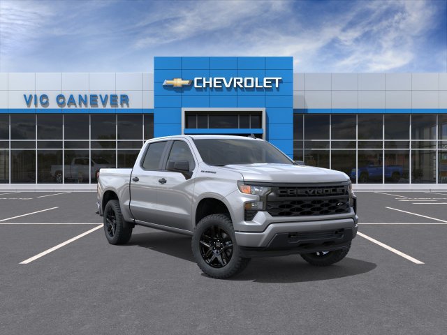 New 2026 Chevrolet Silverado 1500 Custom w/ LPO, Dark Essentials Package AWD/4WD image 2