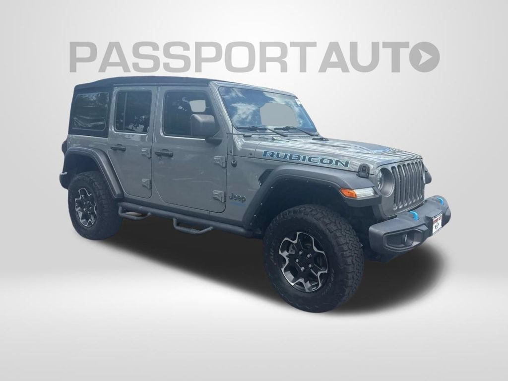 Used 2021 Jeep Wrangler Unlimited Rubicon 4xe w/ Cold Weather Group AWD/4WD image 3