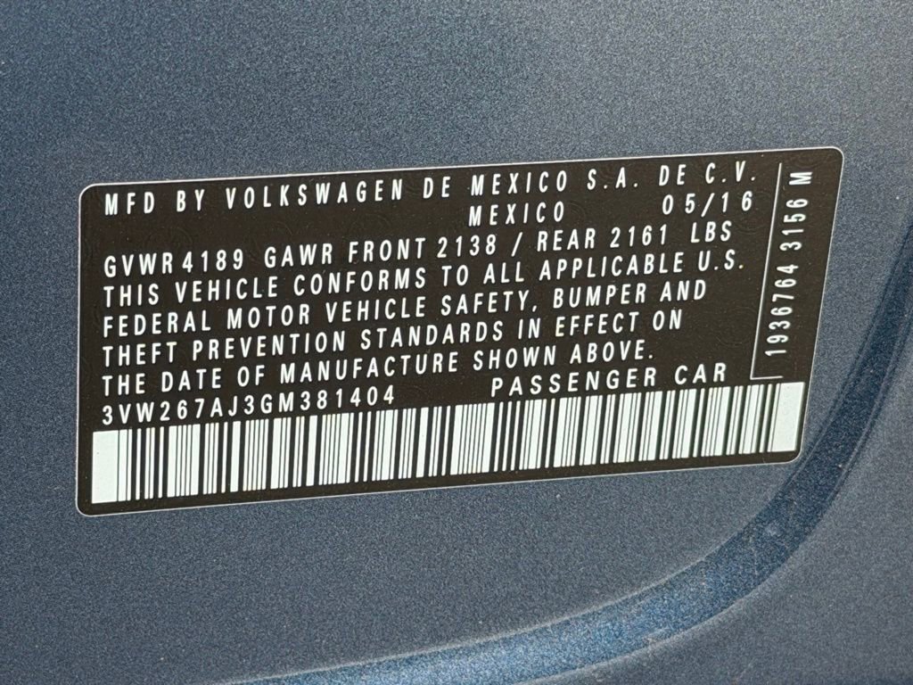 Used 2016 Volkswagen Jetta S FWD image 34