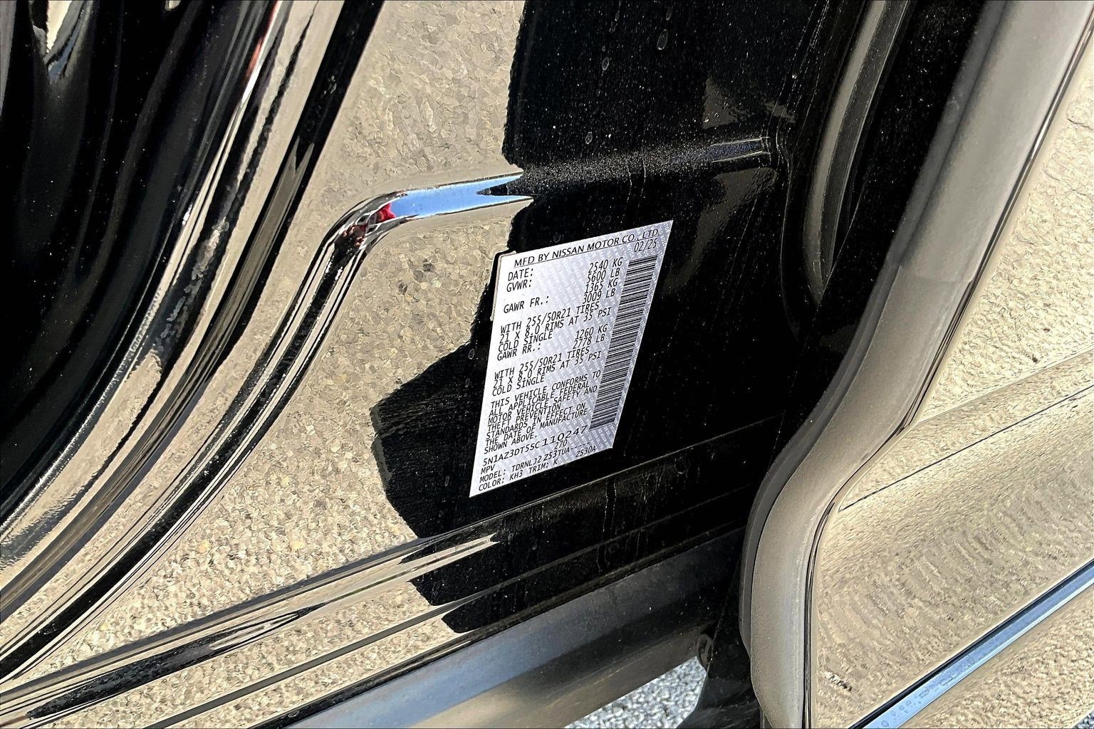 Used 2025 Nissan Murano Platinum w/ Cargo Package image 19