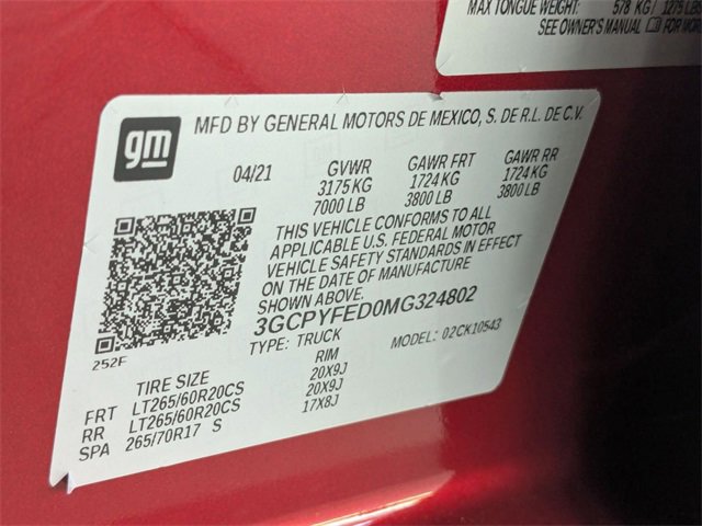 Used 2021 Chevrolet Silverado 1500 LT Trail Boss w/ Convenience Package II image 32