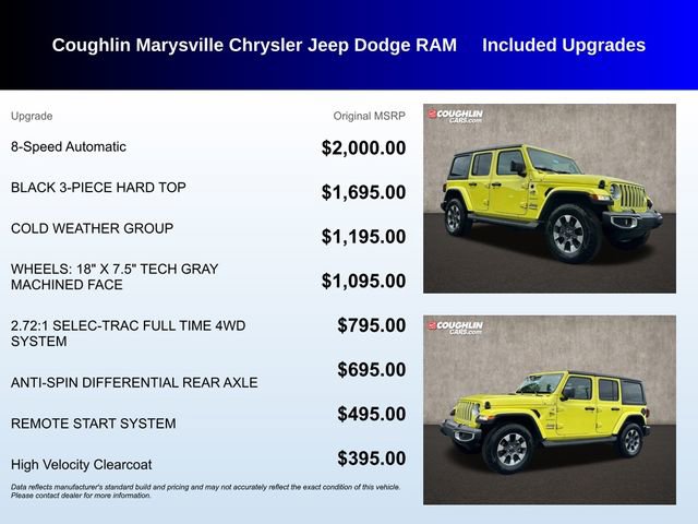 Used 2022 Jeep Wrangler Unlimited Sahara w/ Cold Weather Group image 3