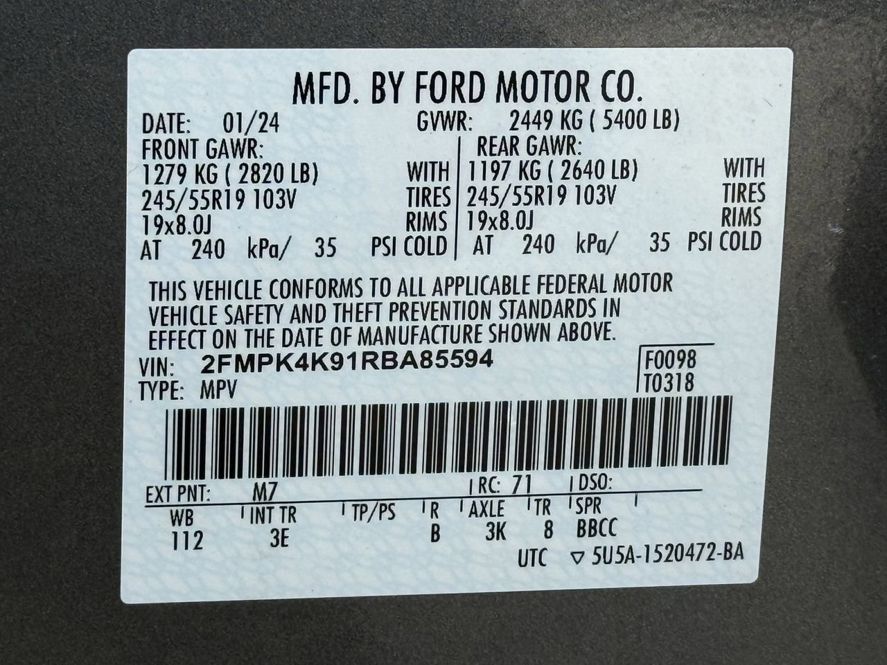 Used 2024 Ford Edge Titanium image 29