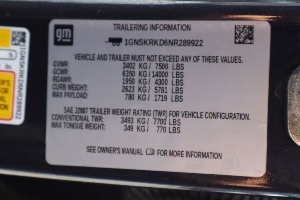 Used 2022 Chevrolet Tahoe RST w/ Luxury Package AWD/4WD image 56