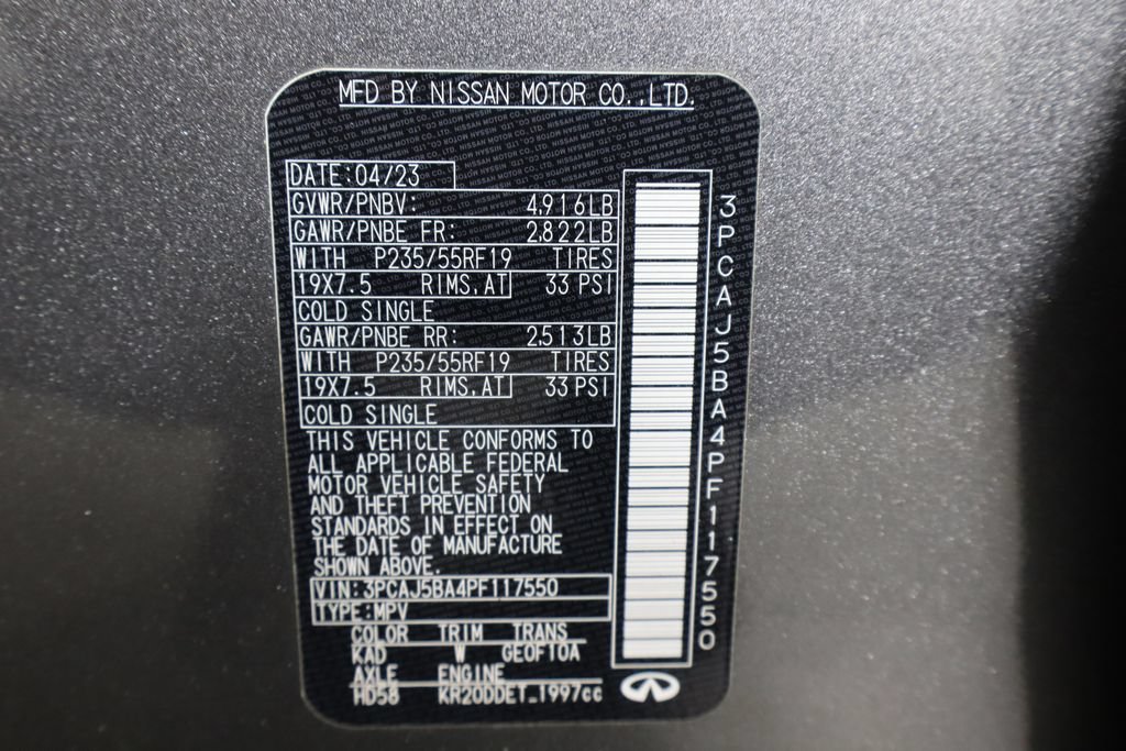 Used 2023 INFINITI QX50 Luxe FWD image 40