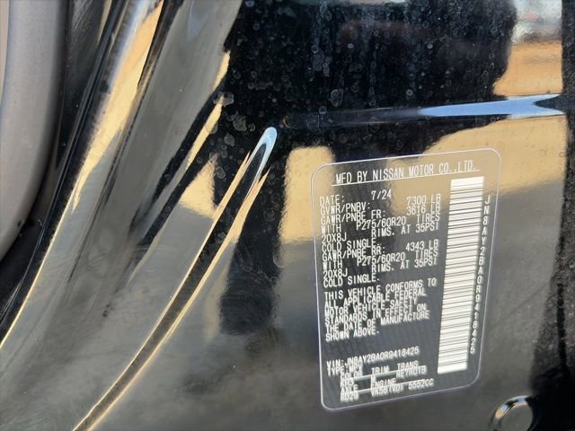 Certified 2024 Nissan Armada SL w/ Captain's Chairs Package image 27