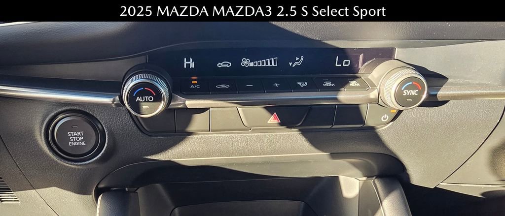 New 2025 MAZDA MAZDA3 s Sport image 31