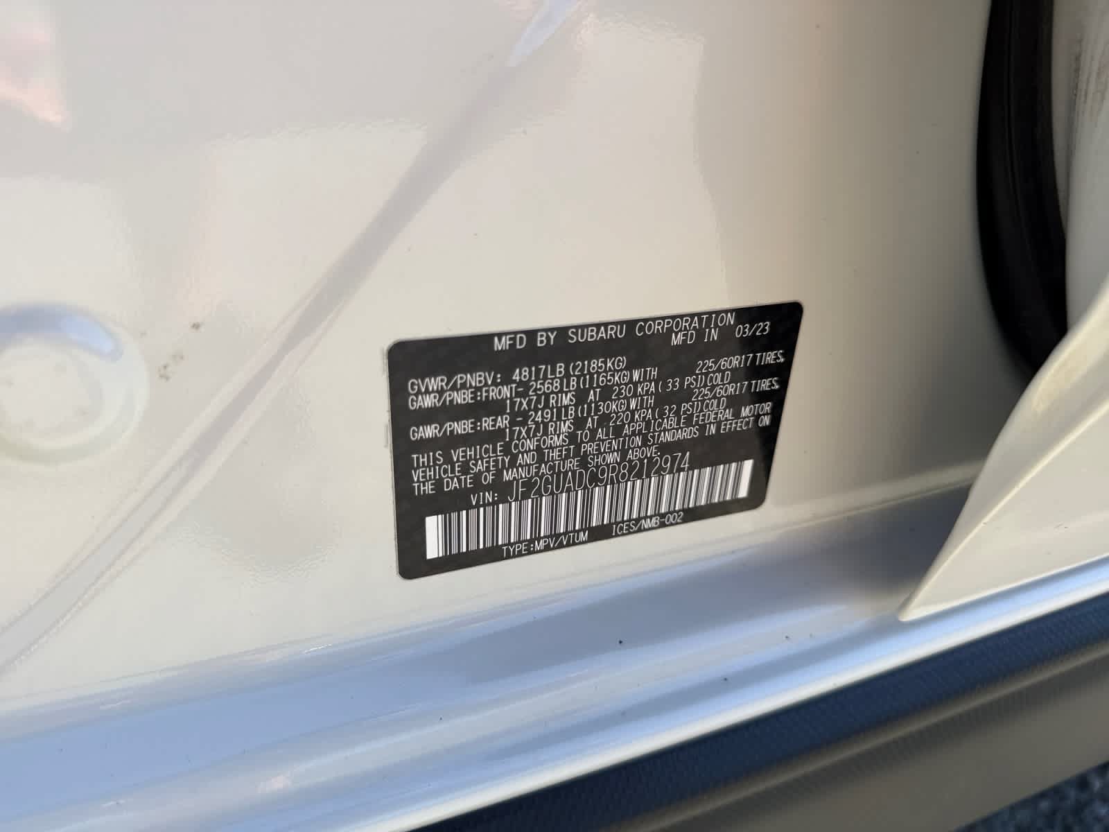 Certified 2024 Subaru Crosstrek 2.0i Premium AWD/4WD image 16