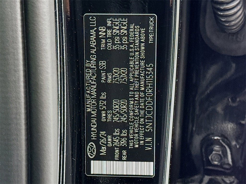 Used 2024 Hyundai Santa Cruz Night image 32