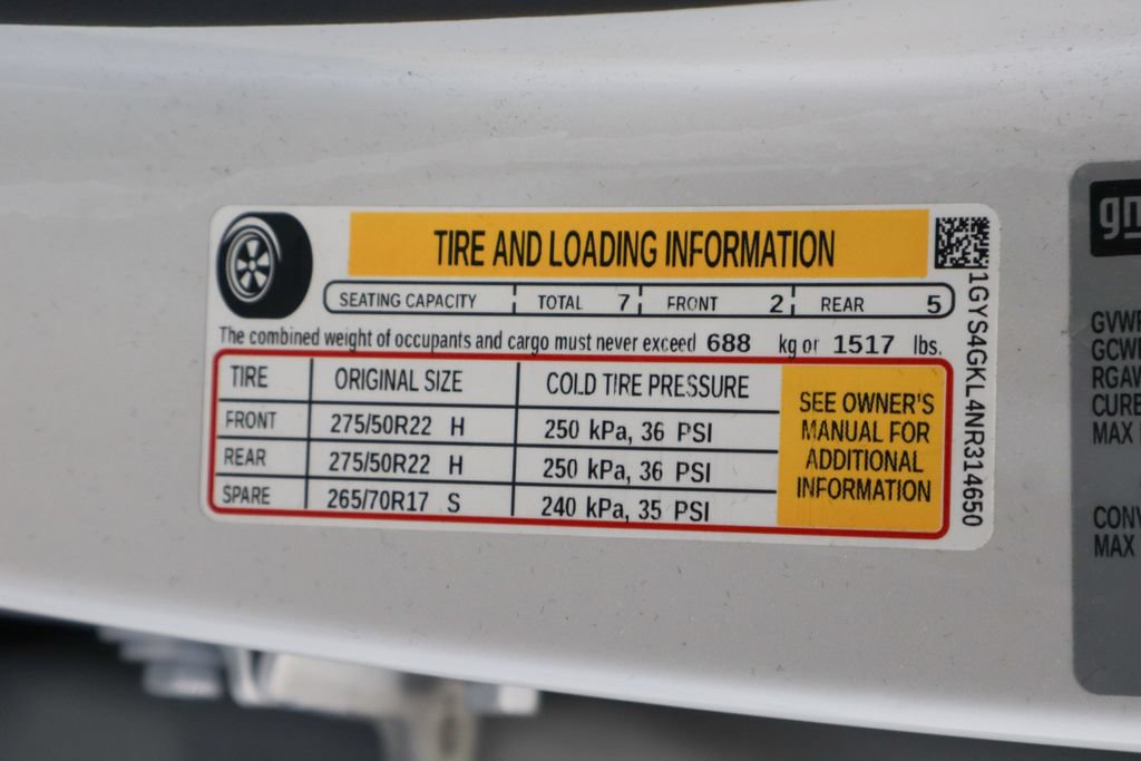 Used 2022 Cadillac Escalade Sport Platinum w/ LPO, ONYX Package AWD/4WD image 58