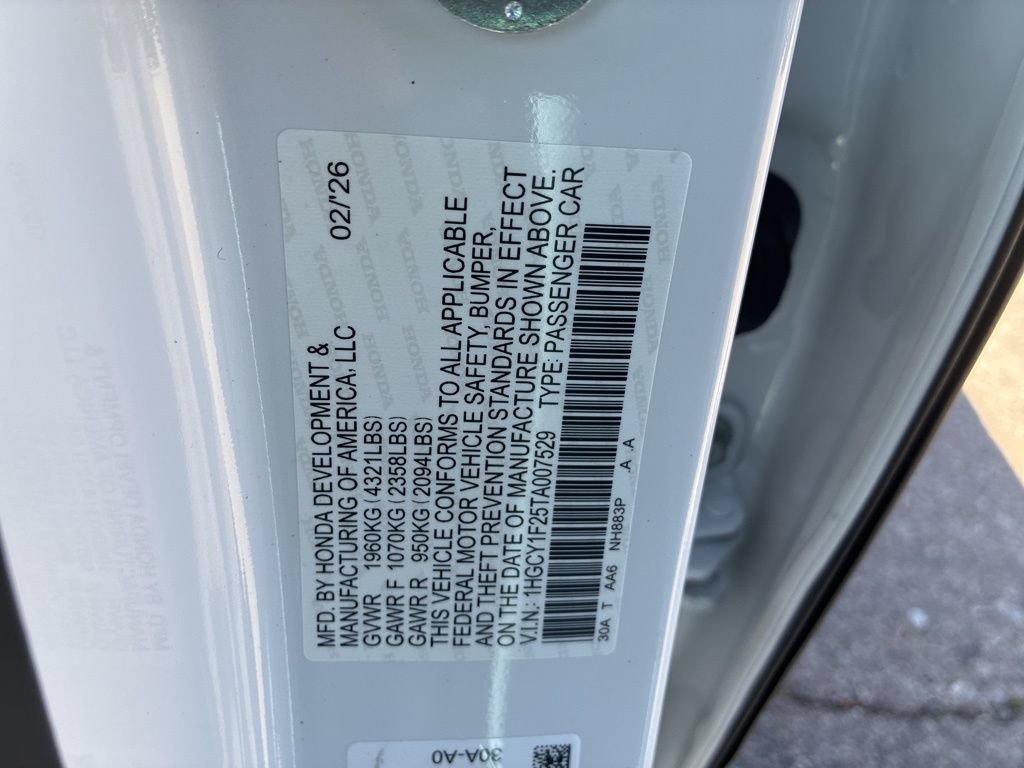 New 2026 Honda Accord LX image 25