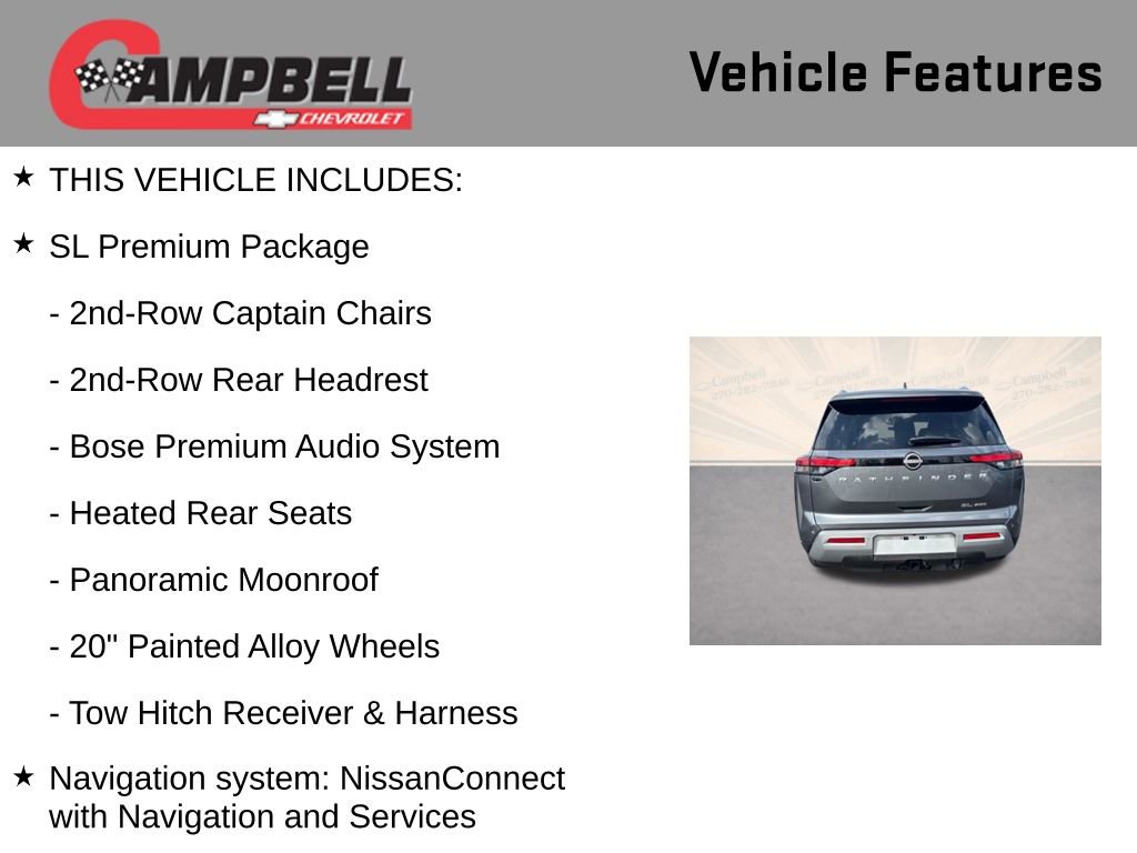 Used 2024 Nissan Pathfinder SL w/ SL Premium Package image 5