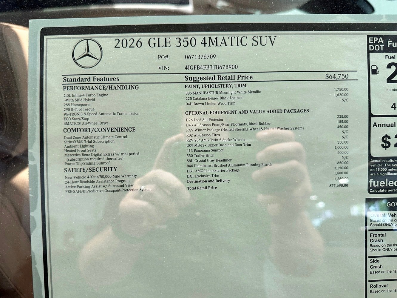 New 2026 Mercedes-Benz GLE 350 4MATIC image 17