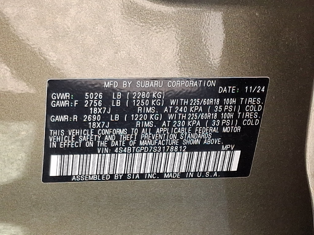 Certified 2025 Subaru Outback Touring XT w/ Popular Package #2 AWD/4WD image 27