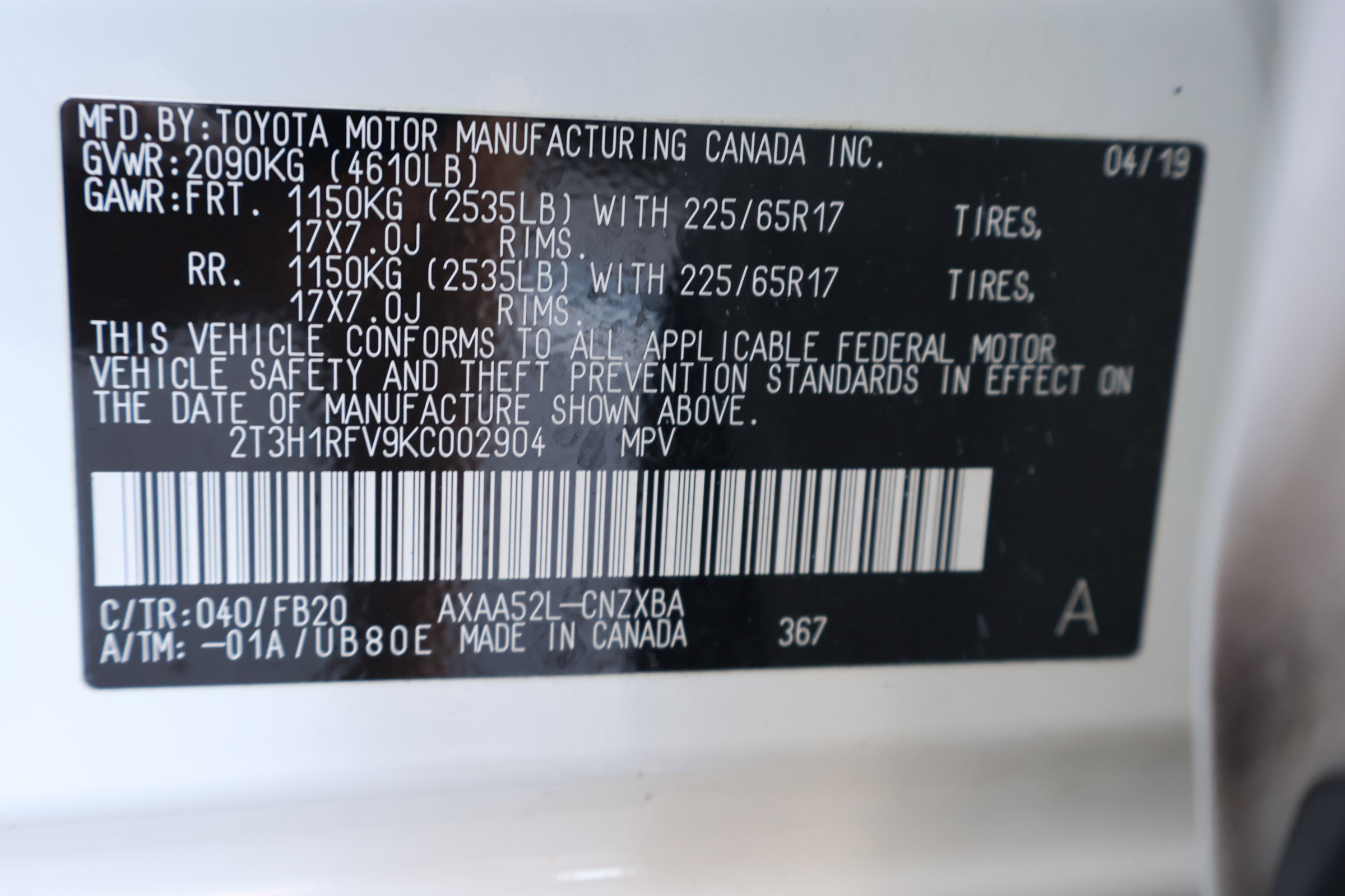 Used 2019 Toyota RAV4 LE FWD image 29