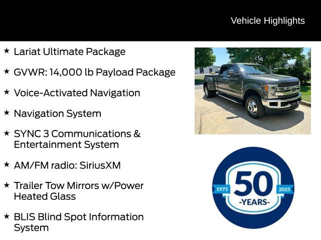 Used 2019 Ford F350 Lariat w/ Lariat Ultimate Package AWD/4WD image 11