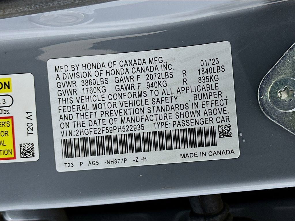 Used 2023 Honda Civic Sport image 30