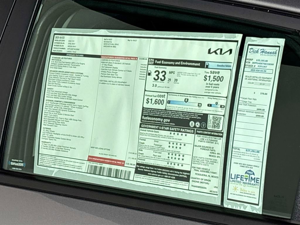 New 2025 Kia K4 EX image 23