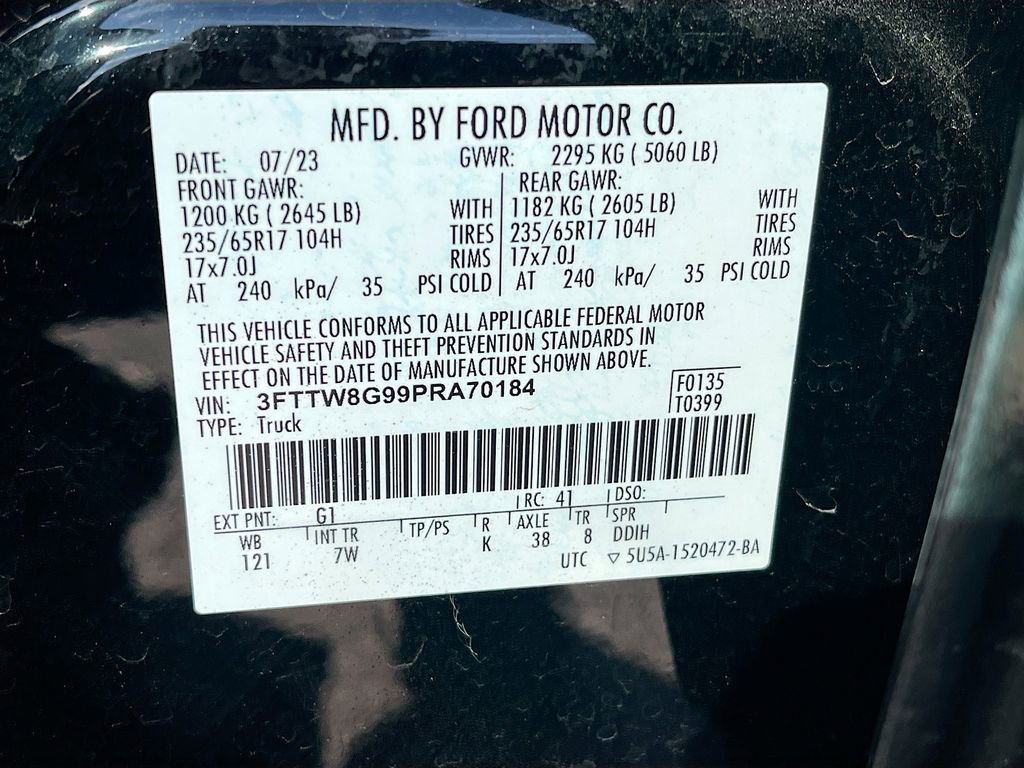 Used 2023 Ford Maverick Tremor w/ Tremor Off-Road Package AWD/4WD image 30