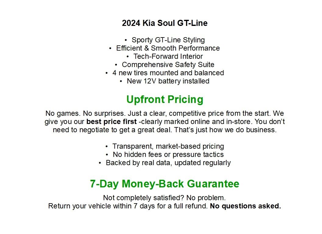 Used 2024 Kia Soul GT-Line w/ GT-Line Technology Package image 2