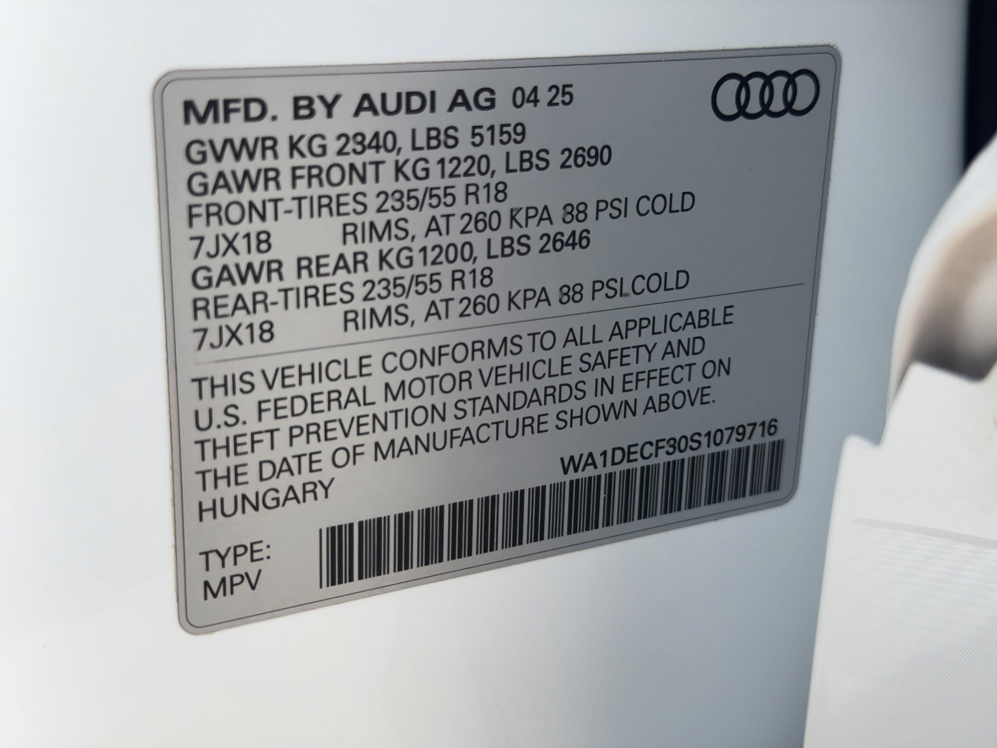 Used 2025 Audi Q3 2.0T Premium w/ Convenience Package AWD/4WD image 27