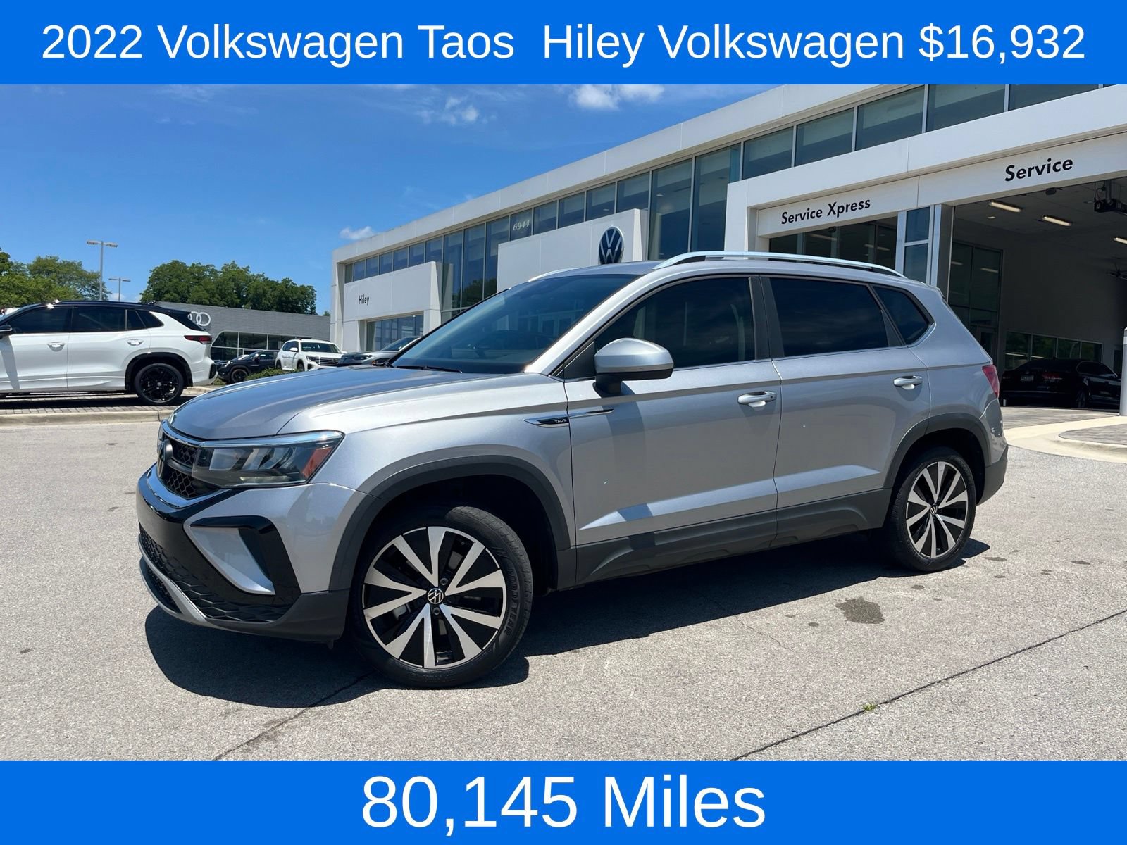 Used 2022 Volkswagen Taos SE w/ Driver Assistance Package FWD image 1