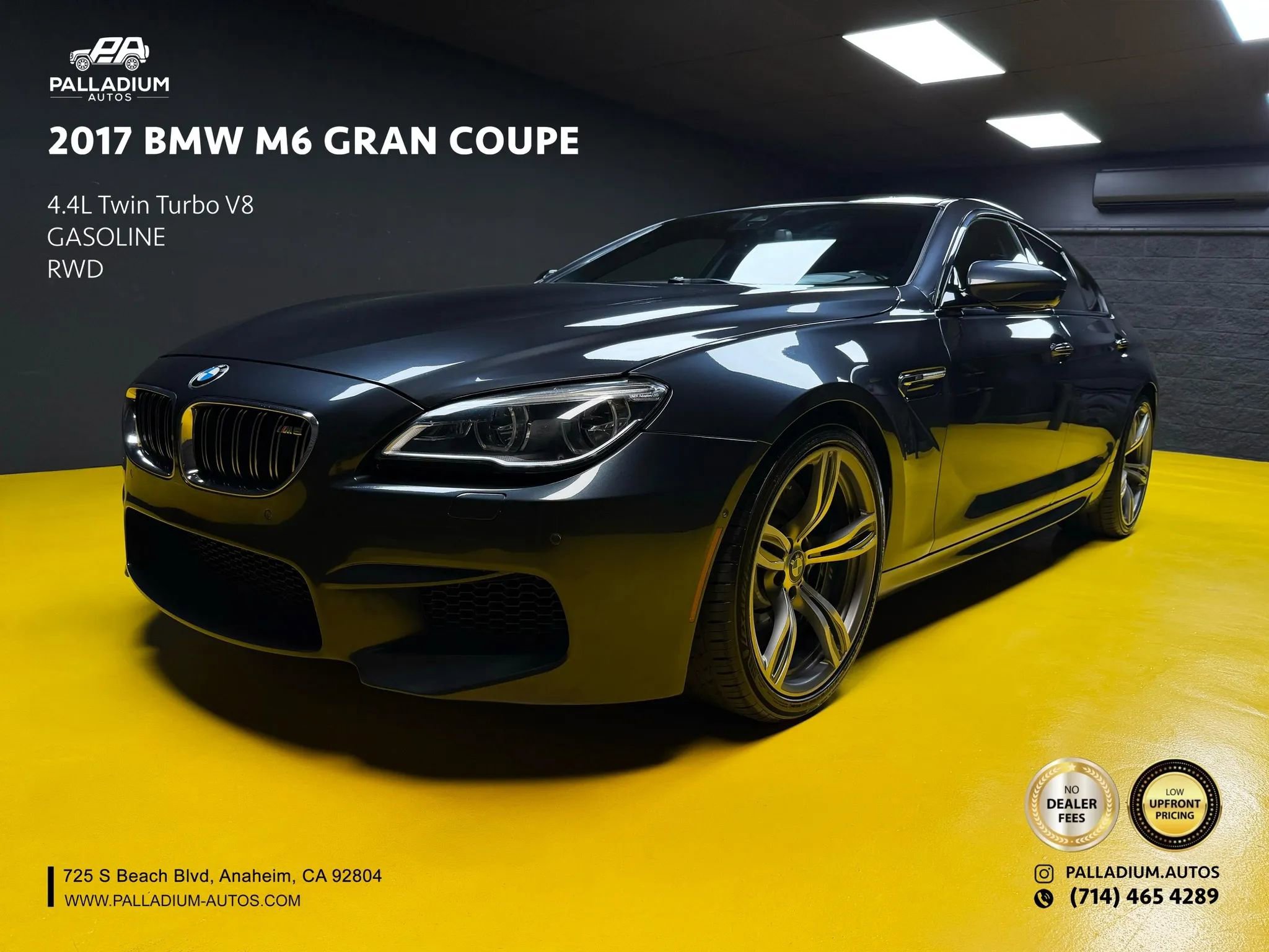 Used 2017 BMW M6 Gran Coupe