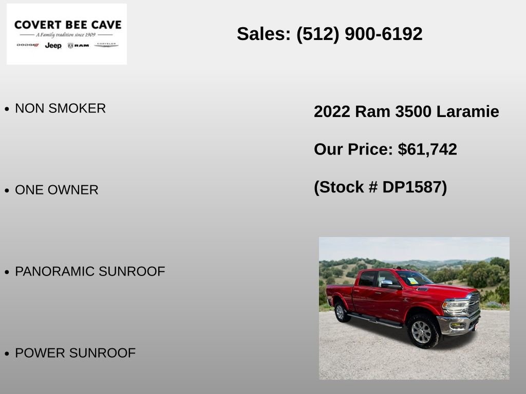Used 2022 RAM 3500 Laramie AWD/4WD image 12