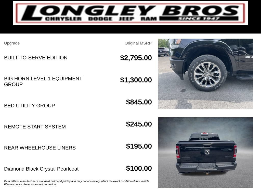 Used 2020 RAM 1500 Big Horn w/ Built-to-serve Edition AWD/4WD image 6