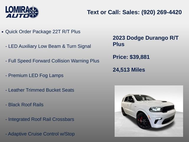 Used 2023 Dodge Durango R/T w/ Tow 'N Go Group AWD/4WD image 21