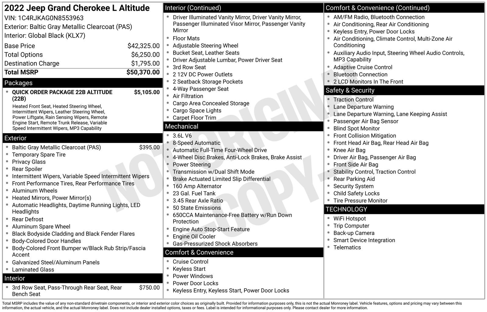 Used 2022 Jeep Grand Cherokee L Laredo image 39