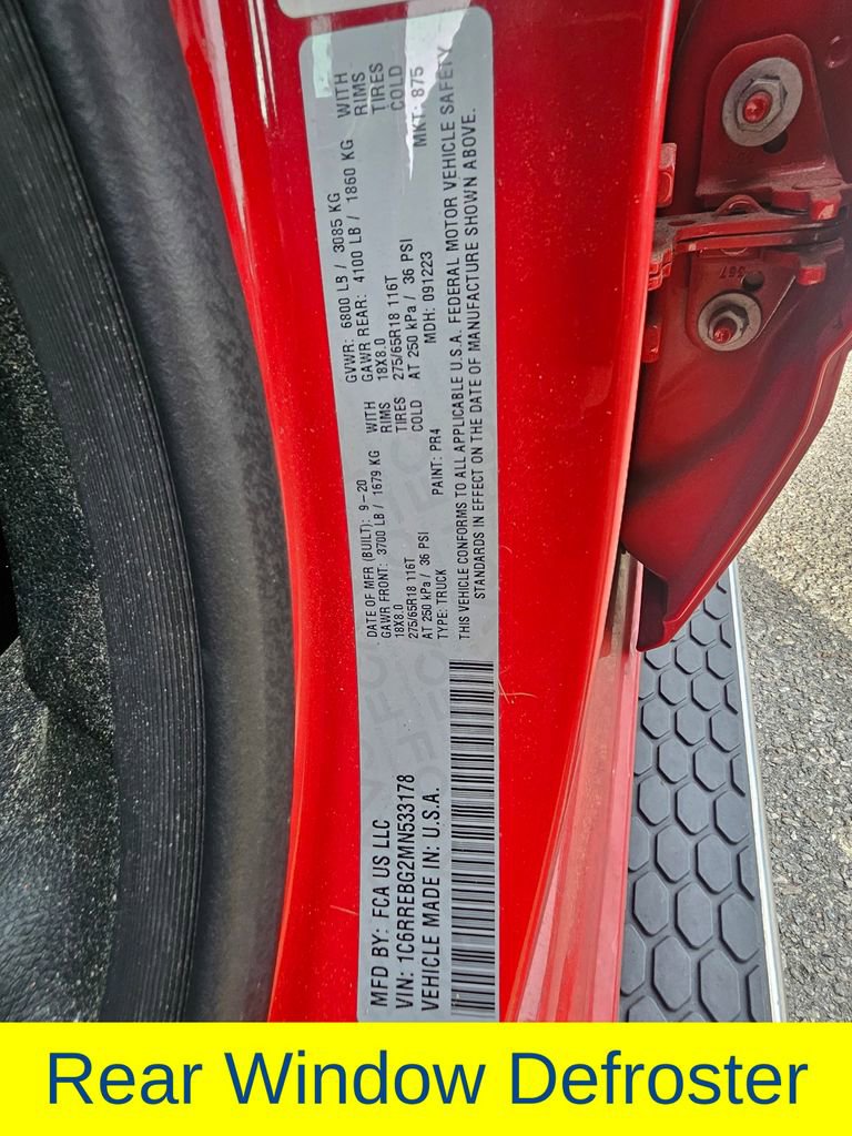 Used 2021 RAM 1500 Big Horn RWD image 19