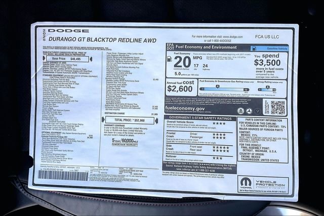 New 2025 Dodge Durango GT image 16