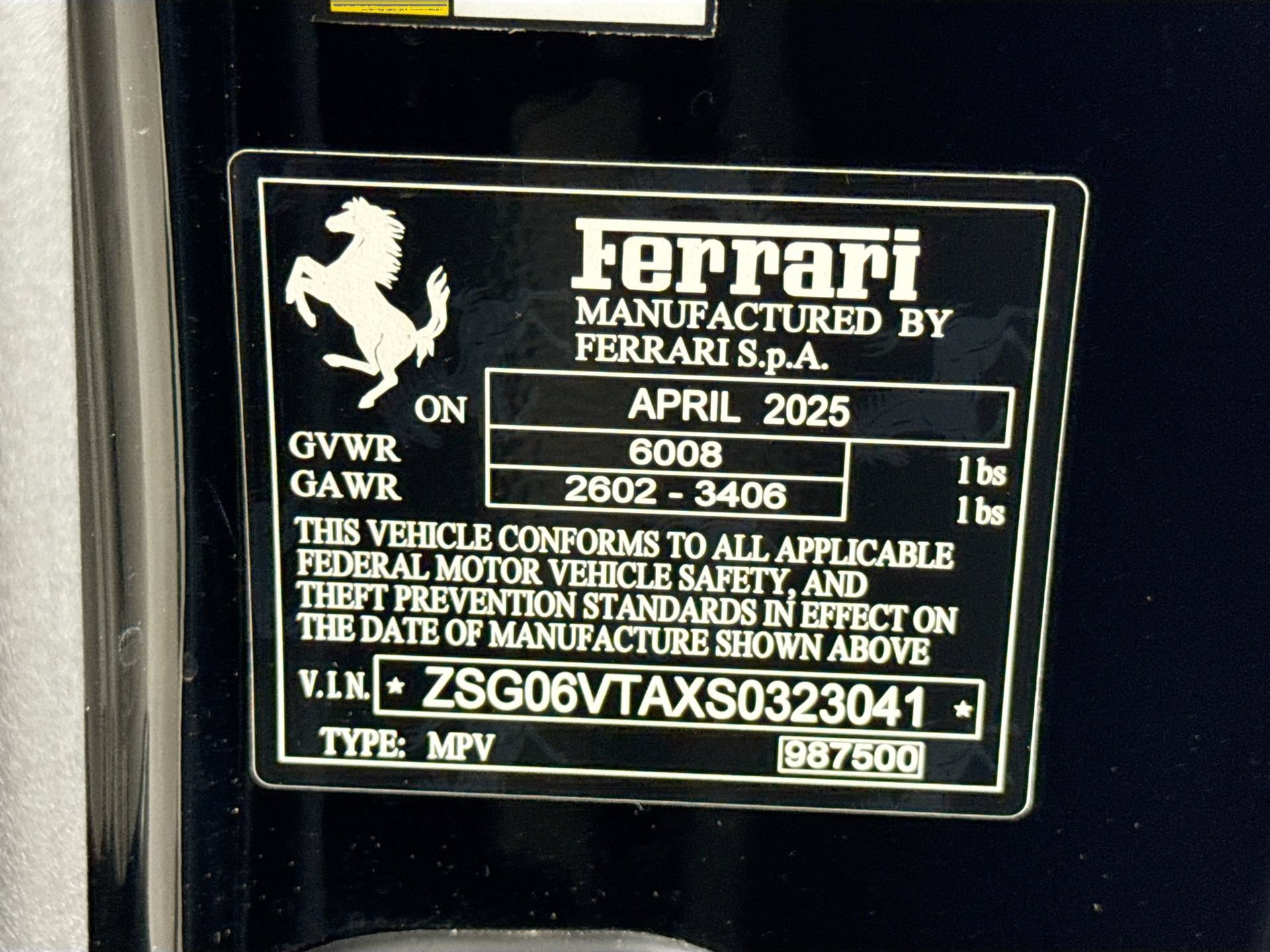 Certified 2025 Ferrari Purosangue AWD/4WD image 28