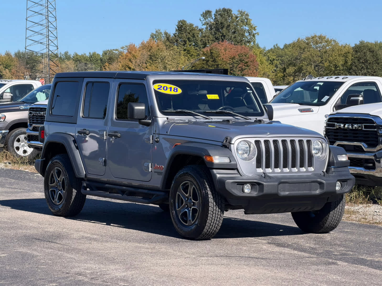 Used 2018 Jeep Wrangler Unlimited Sport S AWD/4WD image 1