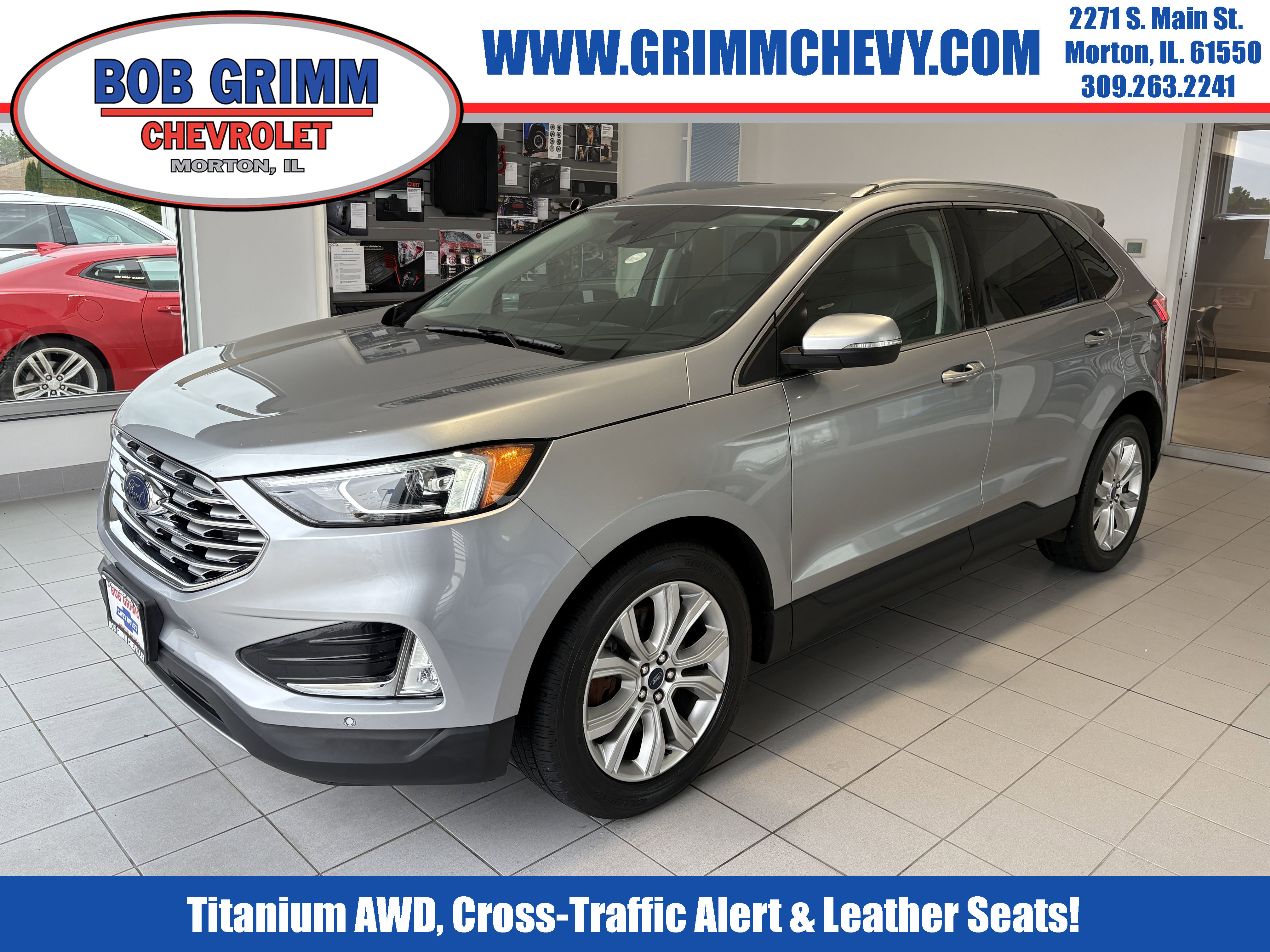 Used 2020 Ford Edge Titanium w/ Class II Trailer Tow Package image 1