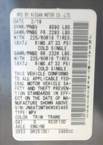 Used 2019 Nissan Rogue SV w/ Premium Package FWD image 18