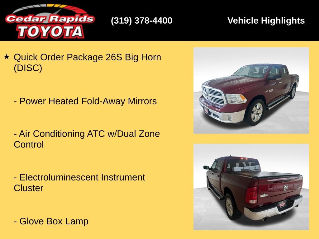 Used 2018 RAM 1500 Big Horn AWD/4WD image 27