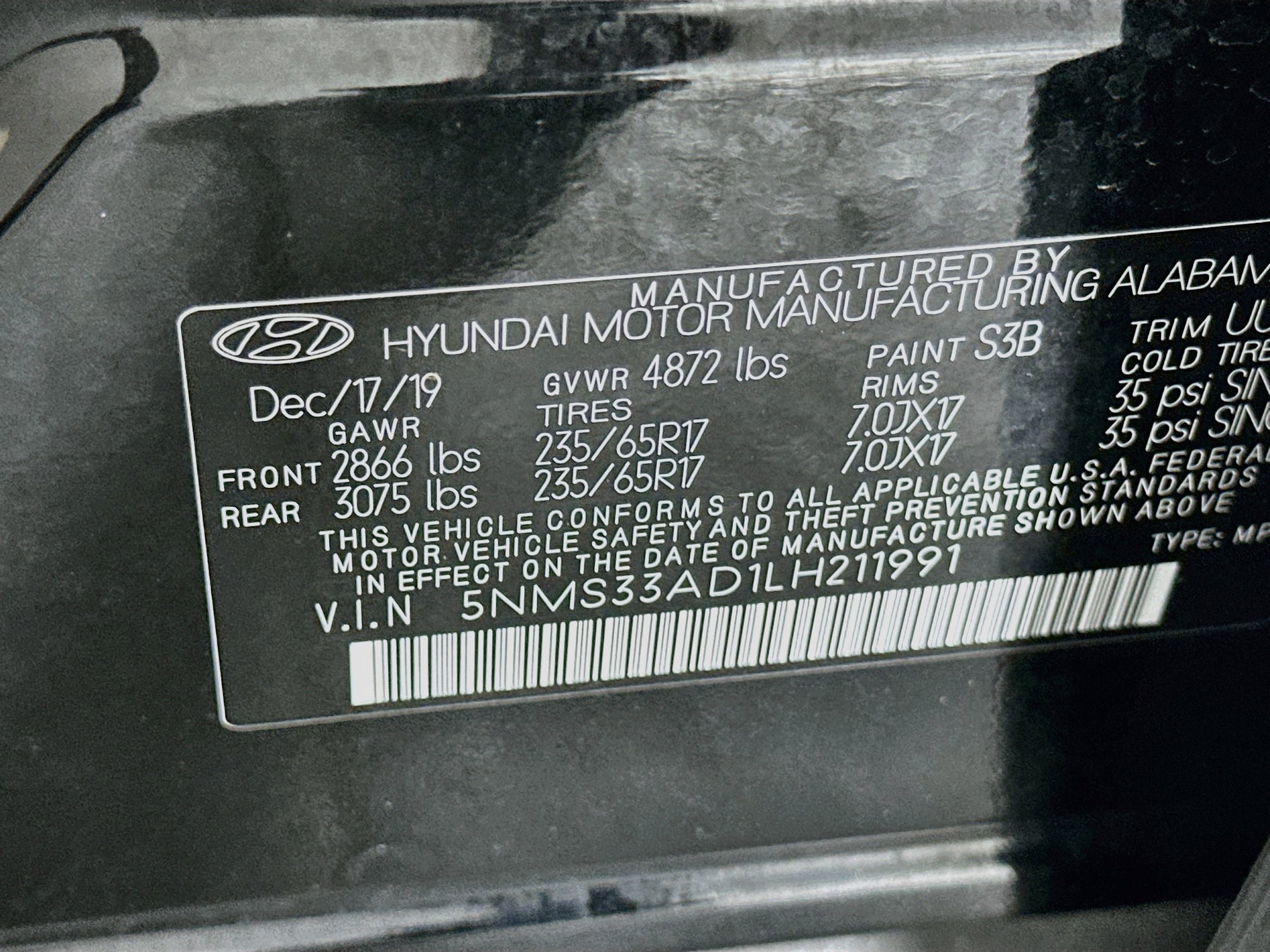 Used 2020 Hyundai Santa Fe SEL w/ Cargo Package FWD image 12