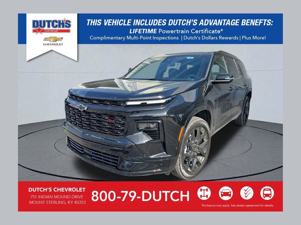 Used 2026 Chevrolet Traverse RS w/ LPO, Floor Liner Package AWD/4WD image 1