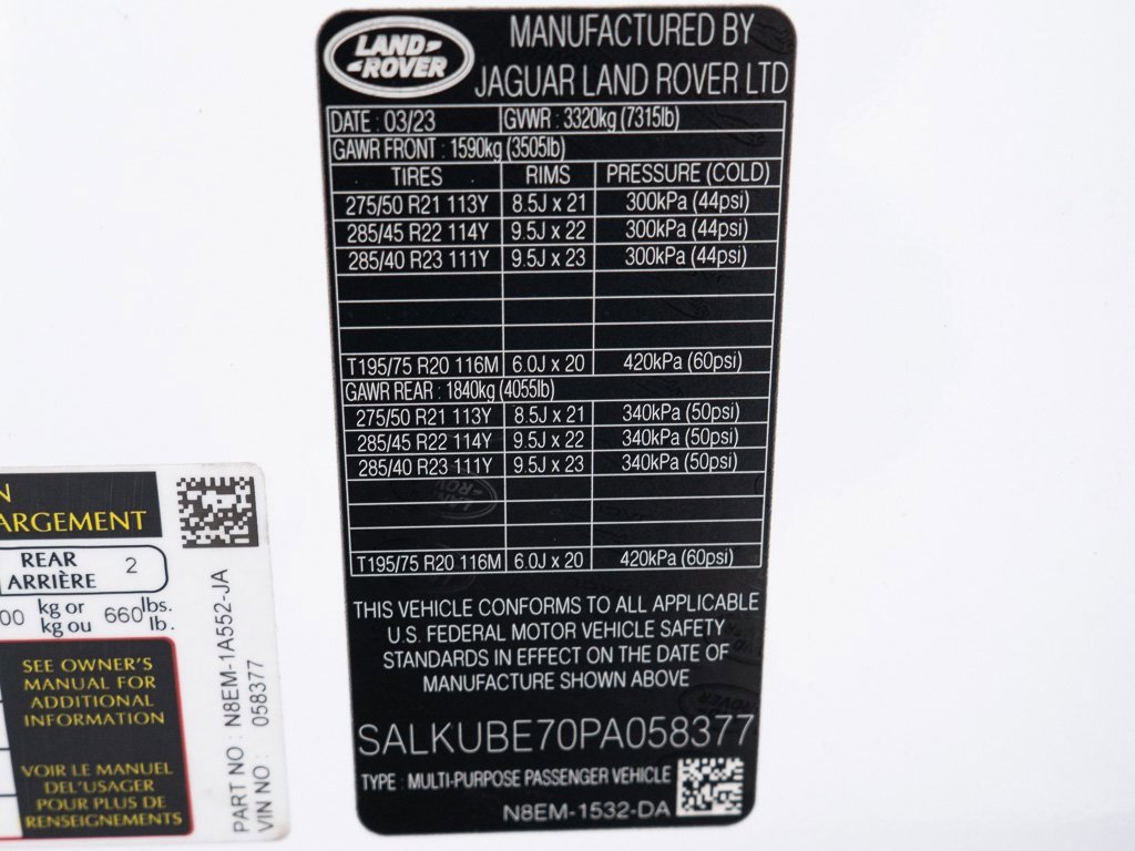 Used 2023 Land Rover Range Rover SV image 57