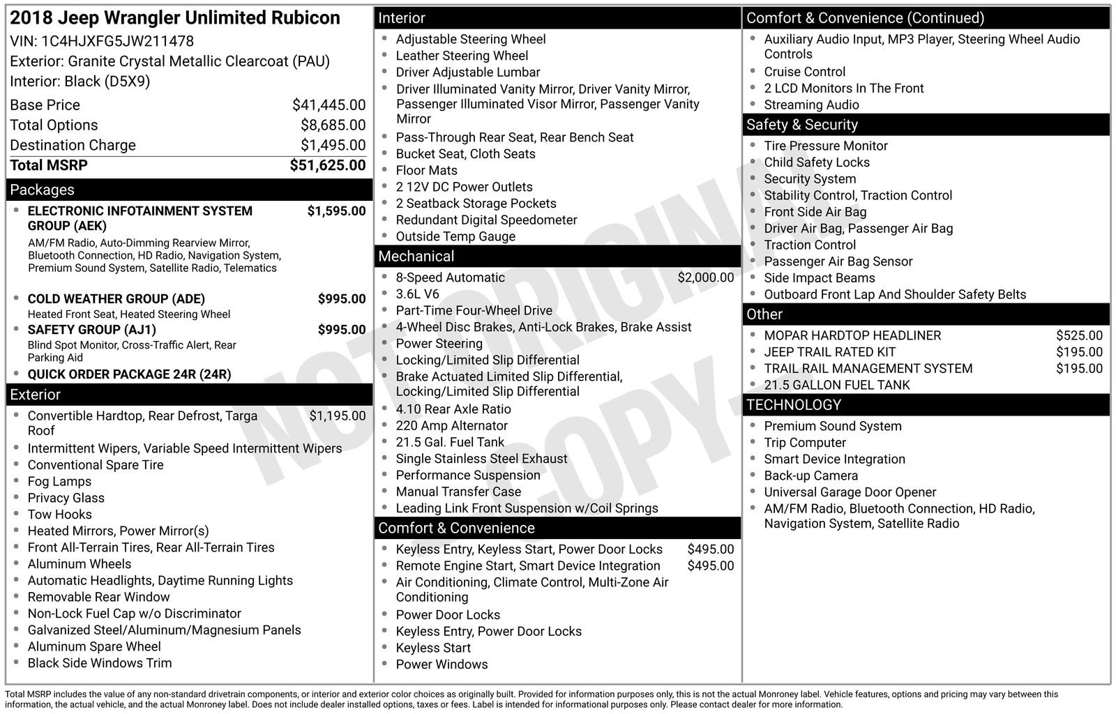 Used 2018 Jeep Wrangler Unlimited Rubicon image 31