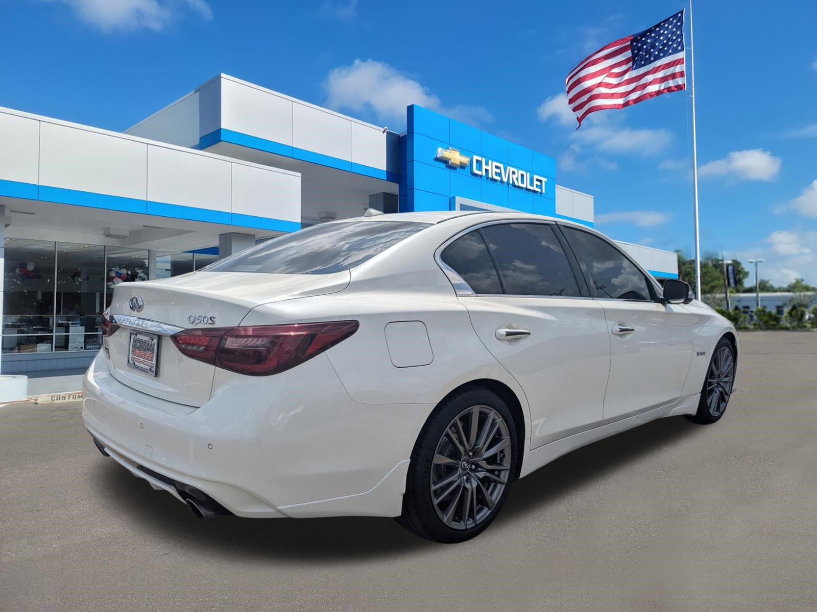 Used 2018 INFINITI Q50 Red Sport 400 w/ Sensory Package (Sport) image 4