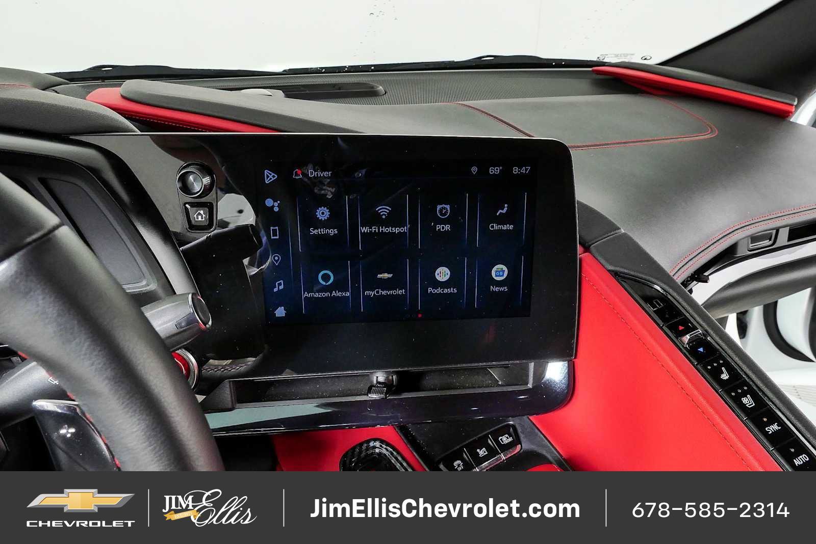 Certified 2024 Chevrolet Corvette Stingray Preferred Cpe w/ Stealth Interior Trim Package RWD image 13