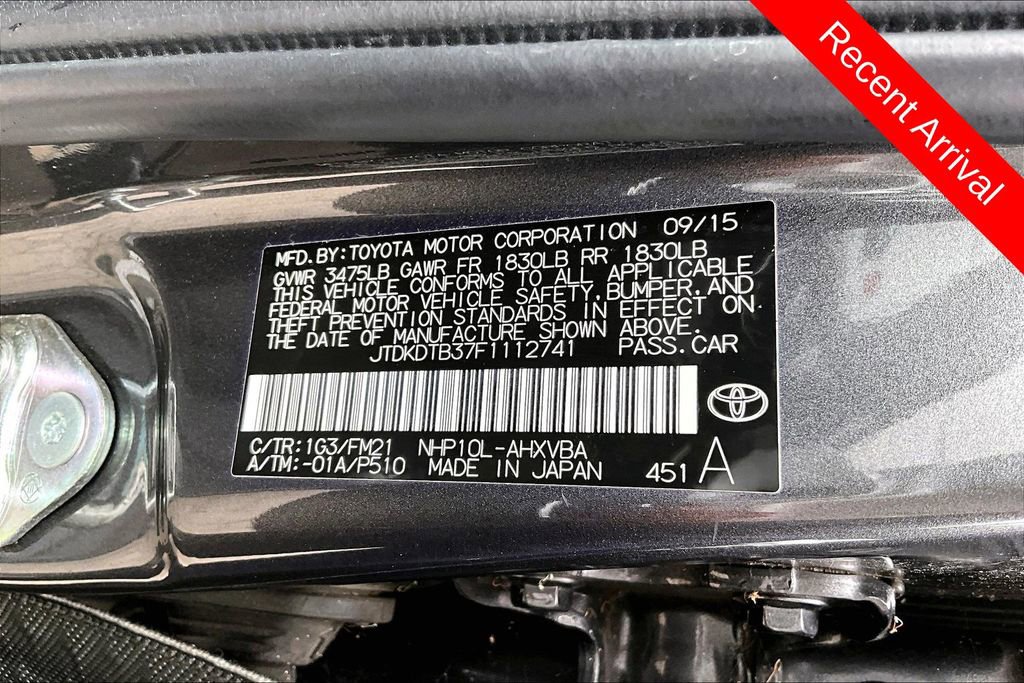 Used 2015 Toyota Prius C Two FWD image 9